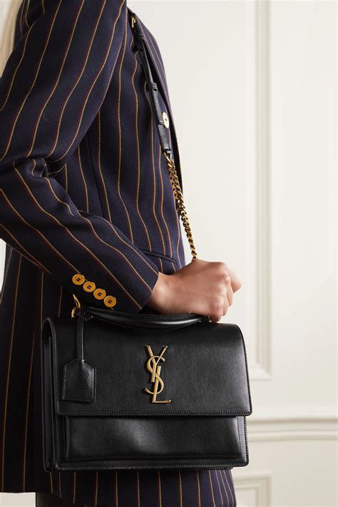 ysl sunset handle|SUNSET small in patent leather .